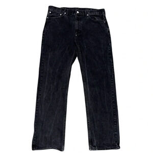 Levi’s 505 Men’s Black Denim Bootcut Jeans | Size 38x34